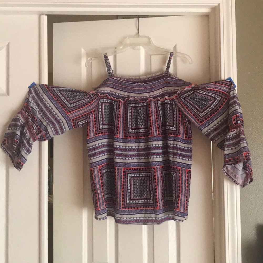 INK Cold Shoulder Blouse